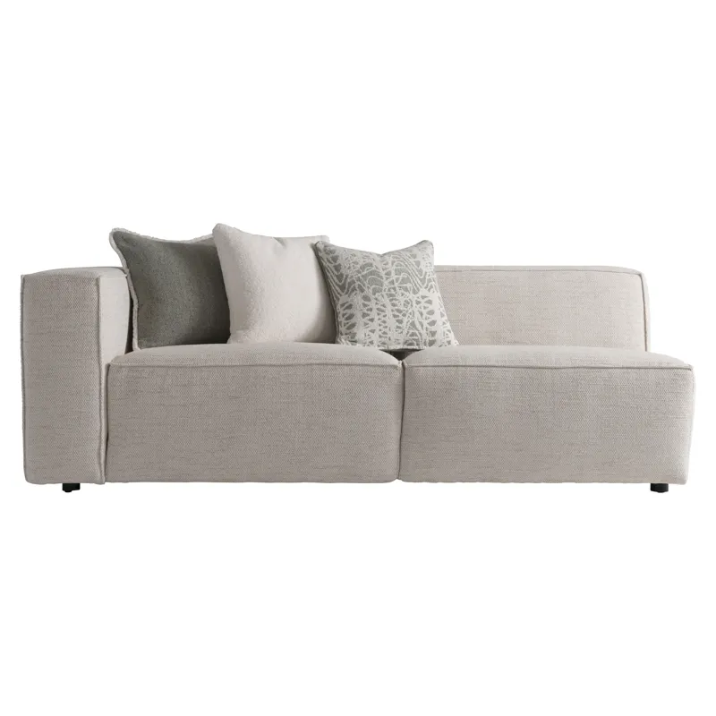 Plush Bliss Fabric Left Arm Loveseat