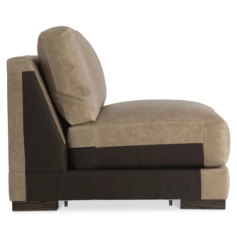 Lars Leather Armless Chair