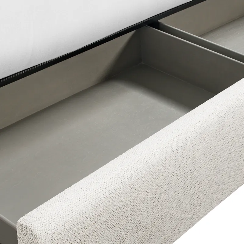 Upholstered Bed Program Morgan Fabric Storage Panel Bed