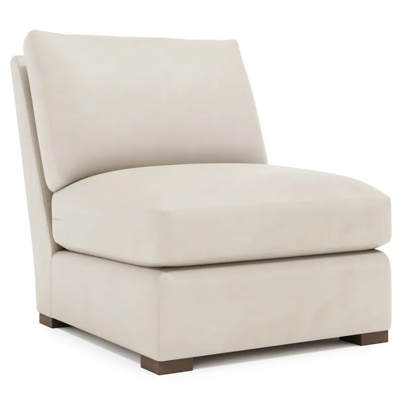 Ventura Leather Armless Chair