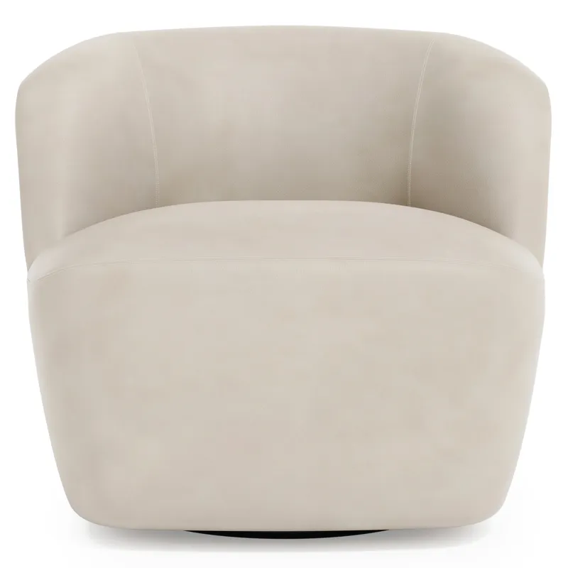 Tilly Leather Swivel Chair