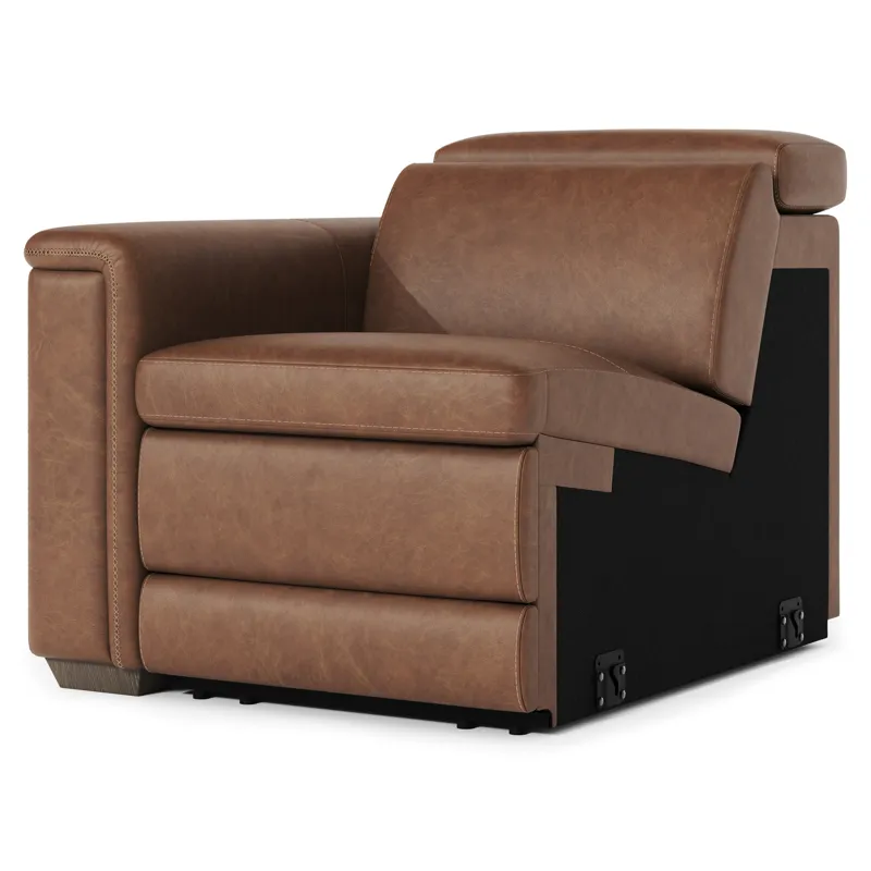 Lioni Leather Left Arm Power Motion Chair