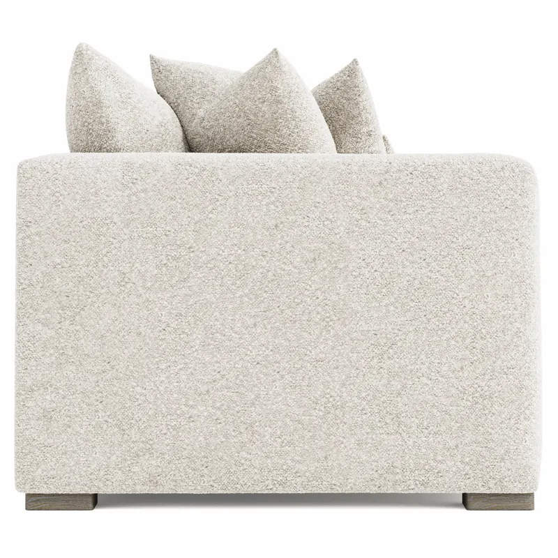 Helena Fabric Left Arm Loveseat