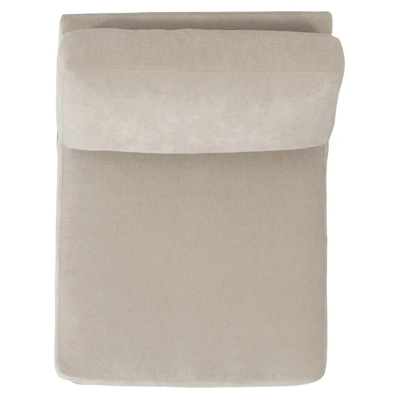 Plush Dawkins Fabric Armless Chair