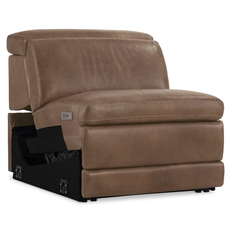 Lioni Leather Armless Power Motion Chair
