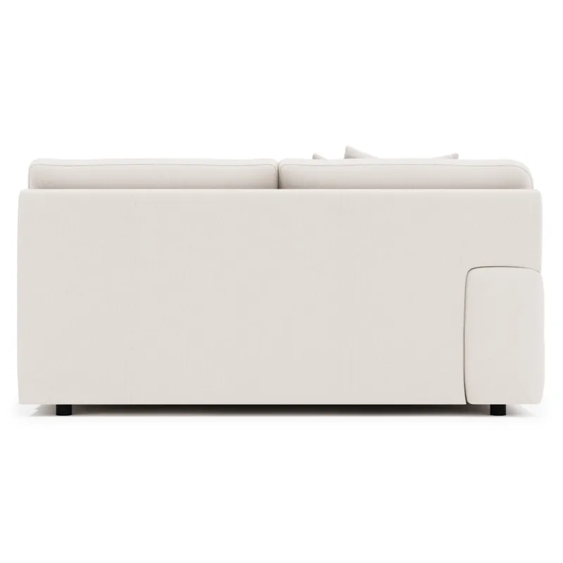 Serena Fabric Left Arm Loveseat
