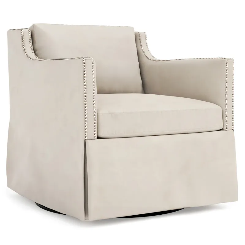 Delaney Leather Swivel Chair