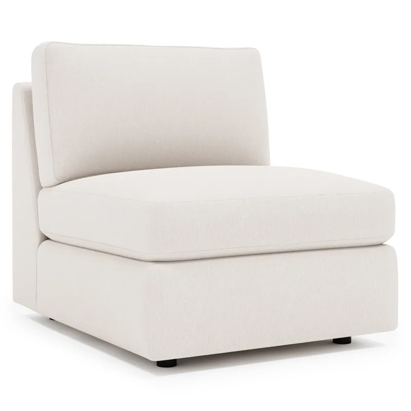 Serena Fabric Armless Chair