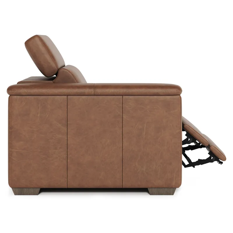 Lioni Leather Left Arm Power Motion Chair