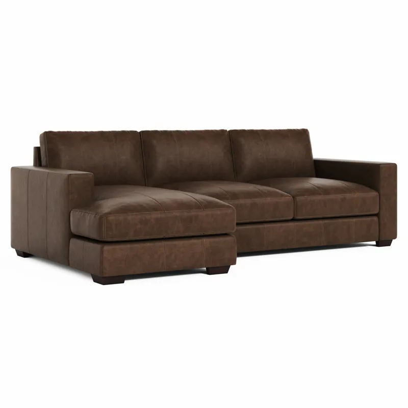 Dawkins Leather Sectional