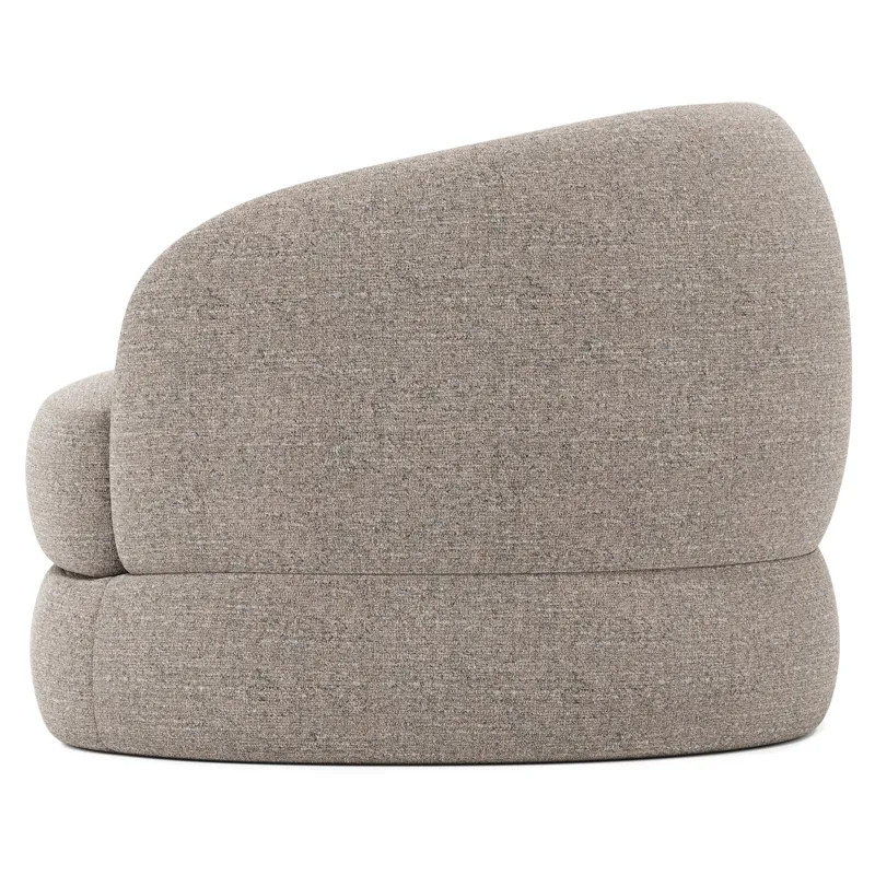 Sylvio Fabric Right Arm Chair