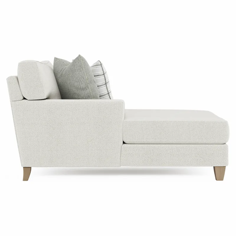 Mila Fabric Left Arm Chaise