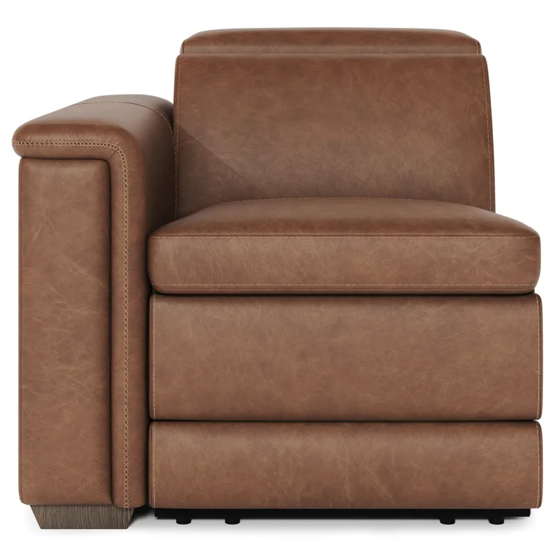Lioni Leather Left Arm Power Motion Chair
