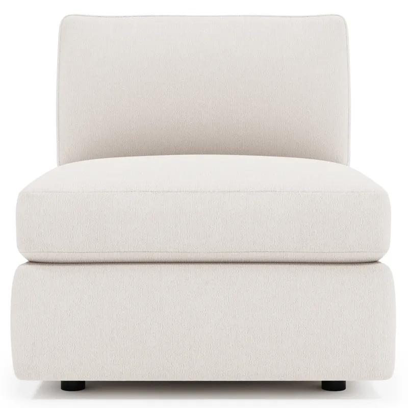 Serena Fabric Armless Chair