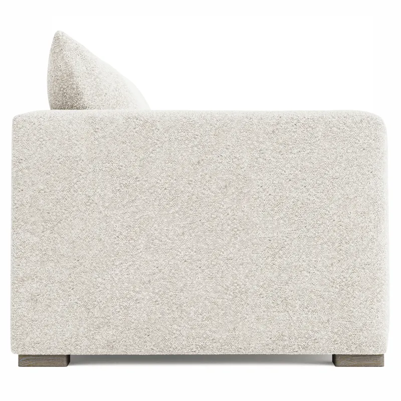 Helena Fabric Left Arm Loveseat