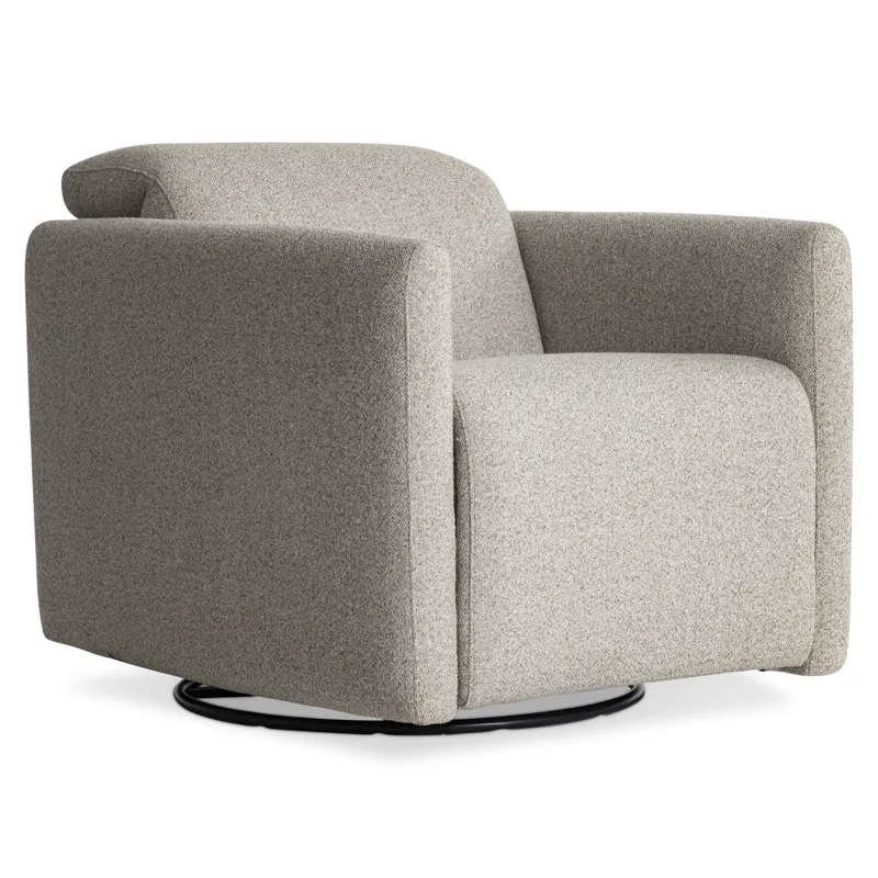 Livvy Fabric Power Motion Swivel Chair