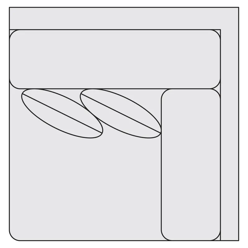 Signature Seating Fabric Corner Chair