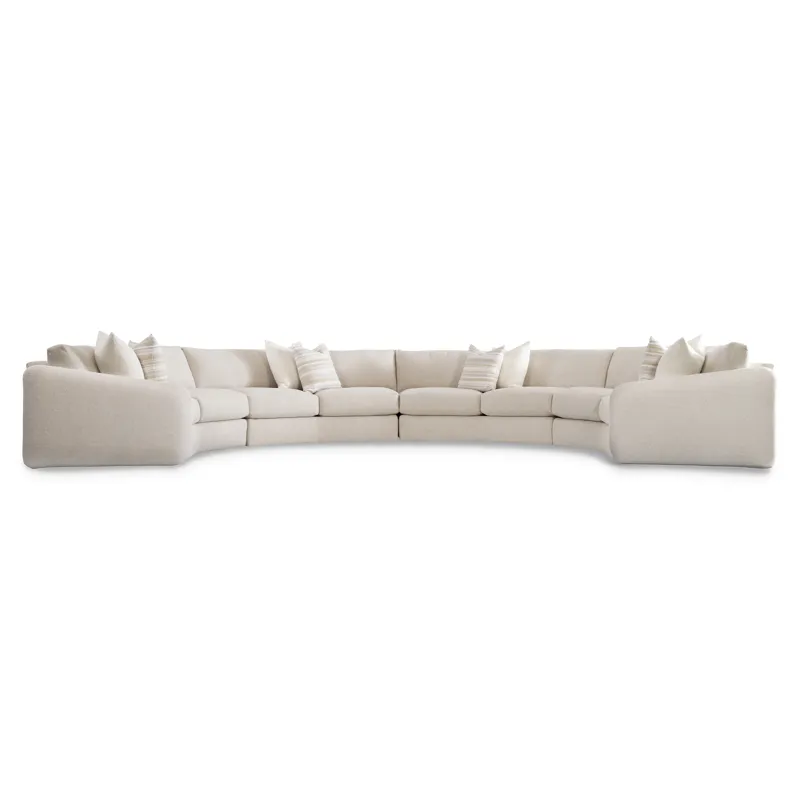 Plush Soleil Fabric Sectional