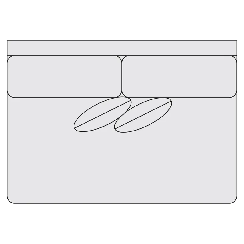 Signature Seating Fabric Armless Loveseat