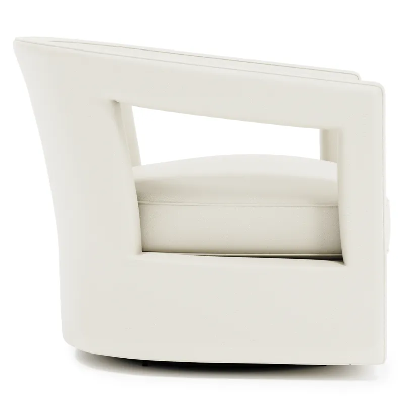 Alana Leather Swivel Chair