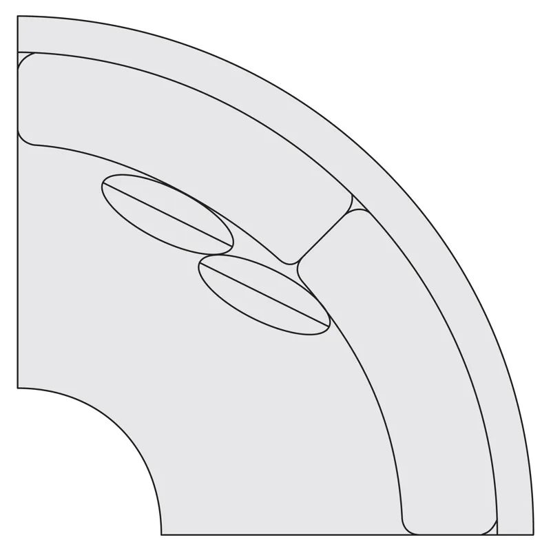 Signature Seating Fabric Wedge