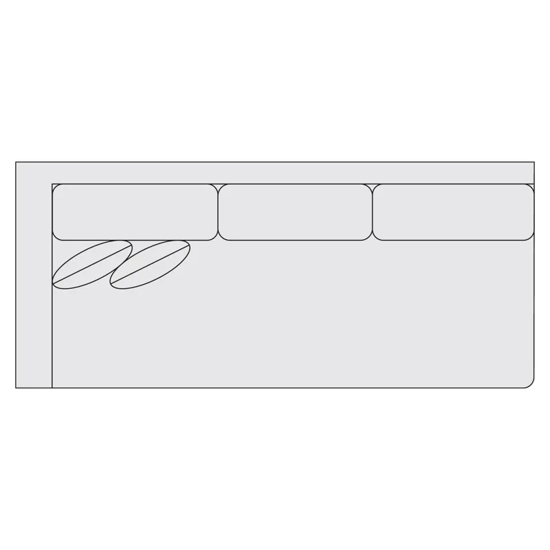 Signature Seating Fabric Left Arm Sofa