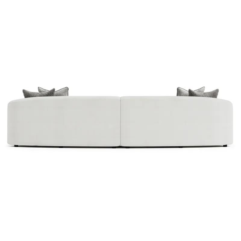 Plush Elle Fabric Sectional