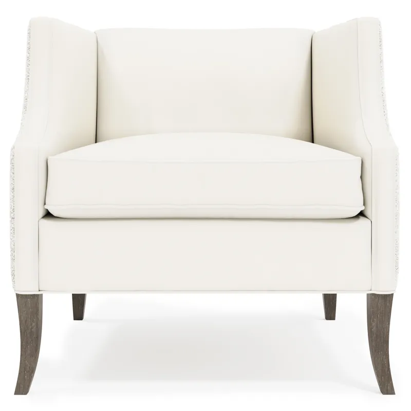Romney Leather-Fabric Chair