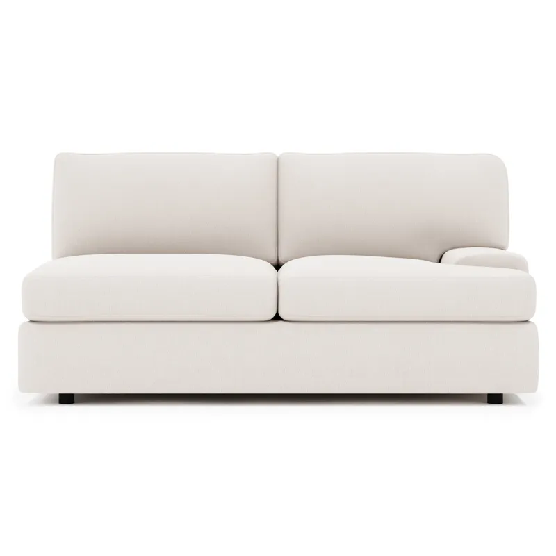 Serena Fabric Right Arm Loveseat