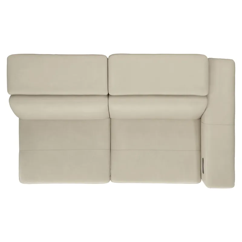 Lioni Leather Right Arm Power Motion Loveseat