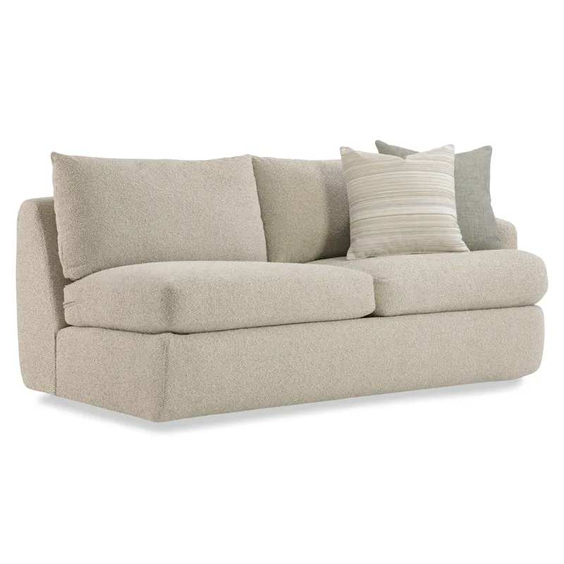 Plush Jules Fabric Right Arm Loveseat