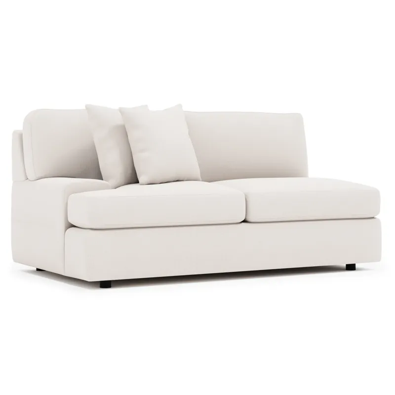 Serena Fabric Left Arm Loveseat