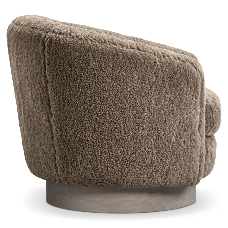 Camino Shearling Swivel Chair