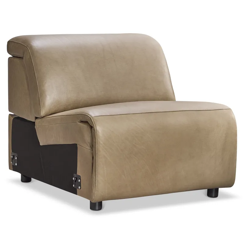 Alta Leather Armless Chair