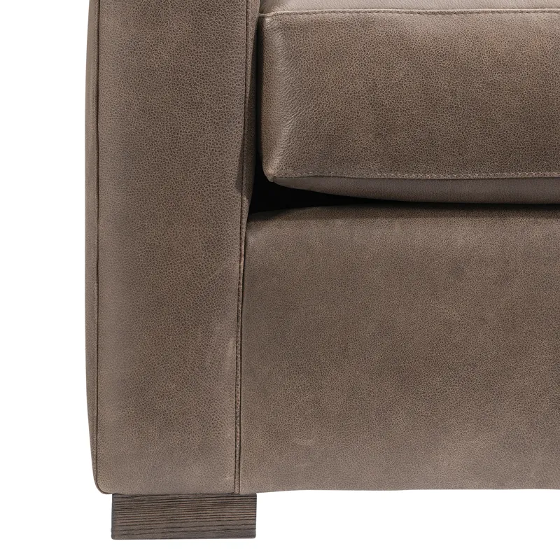 Keirnan Leather Left Arm Loveseat