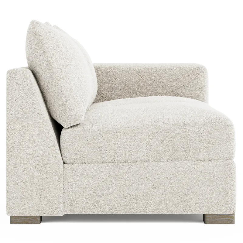 Helena Fabric Right Arm Loveseat