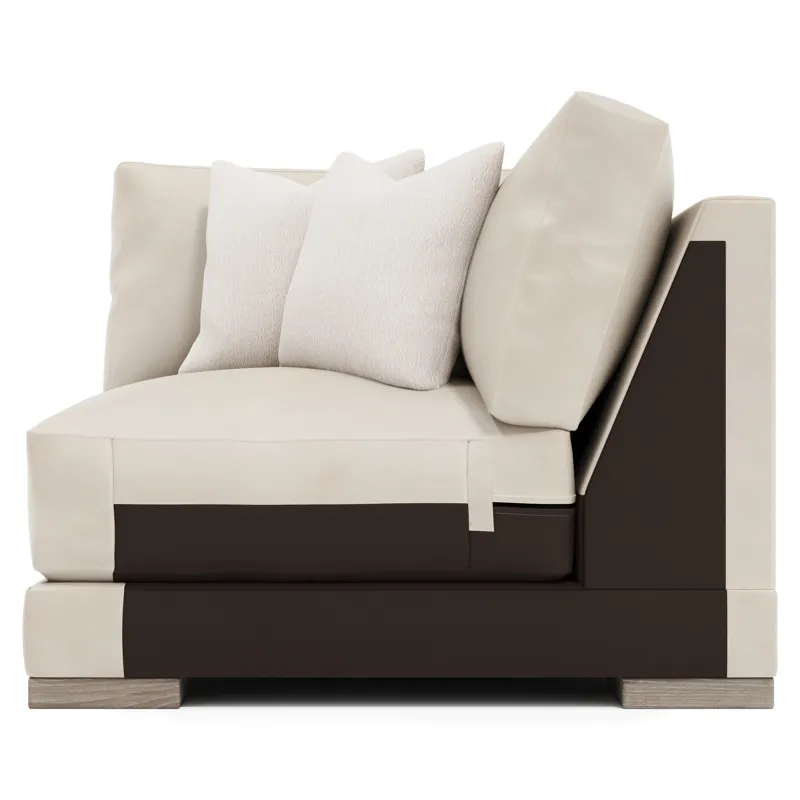 Lars Leather Corner Chair