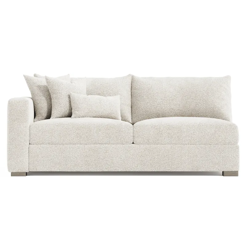 Helena Fabric Left Arm Loveseat
