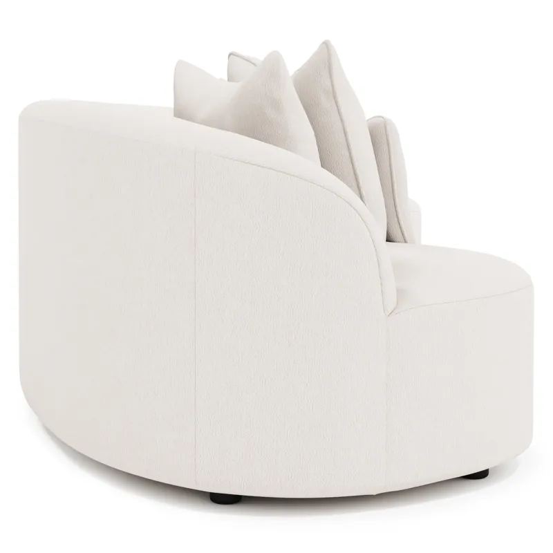 Plush Elle Fabric Sectional