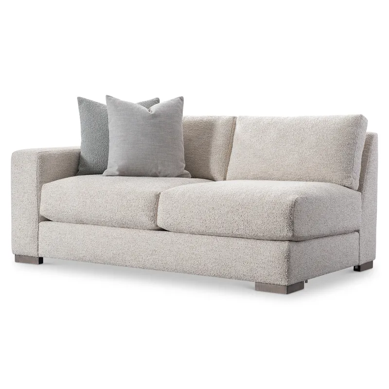 Drew Fabric Left Arm Loveseat