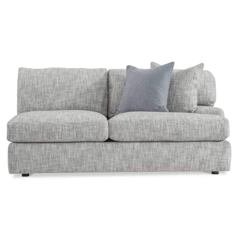 Plush Serena Fabric Right Arm Loveseat