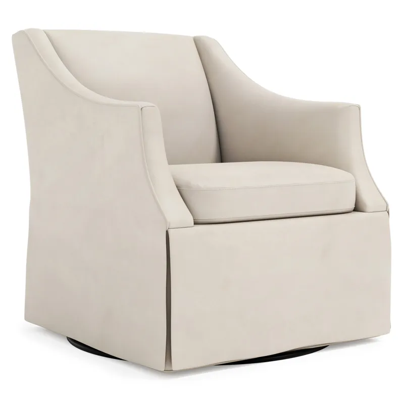 Clayton Leather Swivel Chair