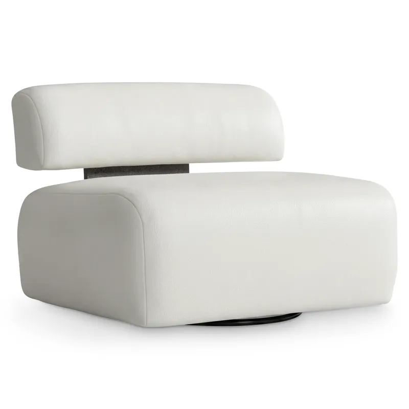 Paley Leather Swivel Chair