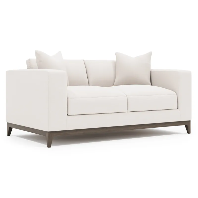 Plush Noel Fabric Loveseat