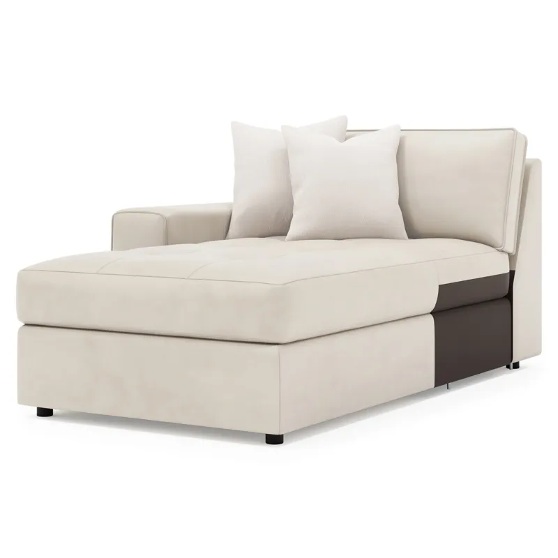 Nest Leather Left Arm Chaise