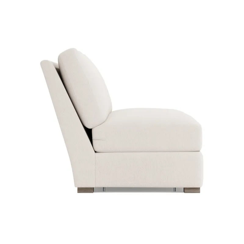 Ventura Fabric Armless Loveseat