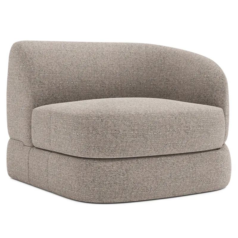 Sylvio Fabric Right Arm Chair