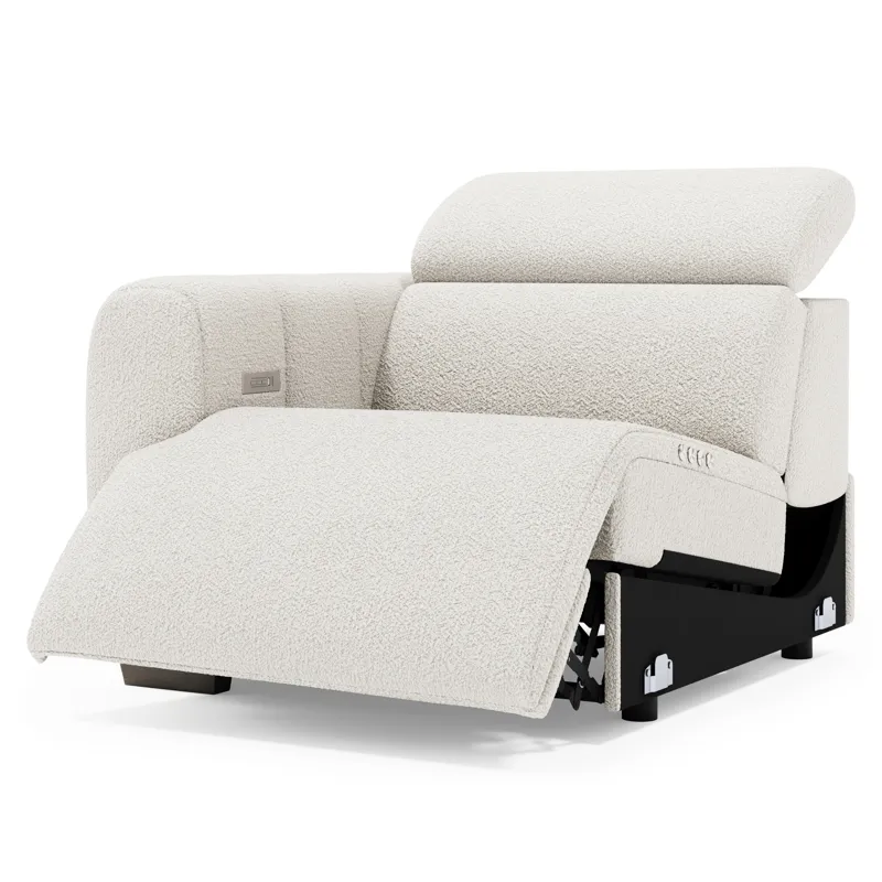 Aldo Fabric Left Arm Power Motion Chair