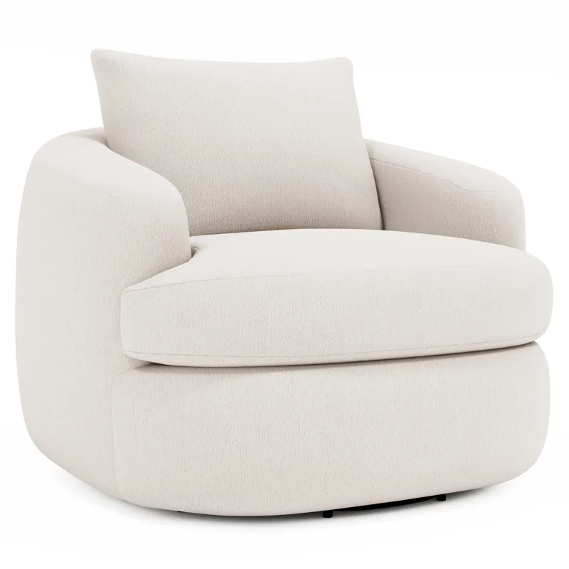 Jules Fabric Swivel Chair