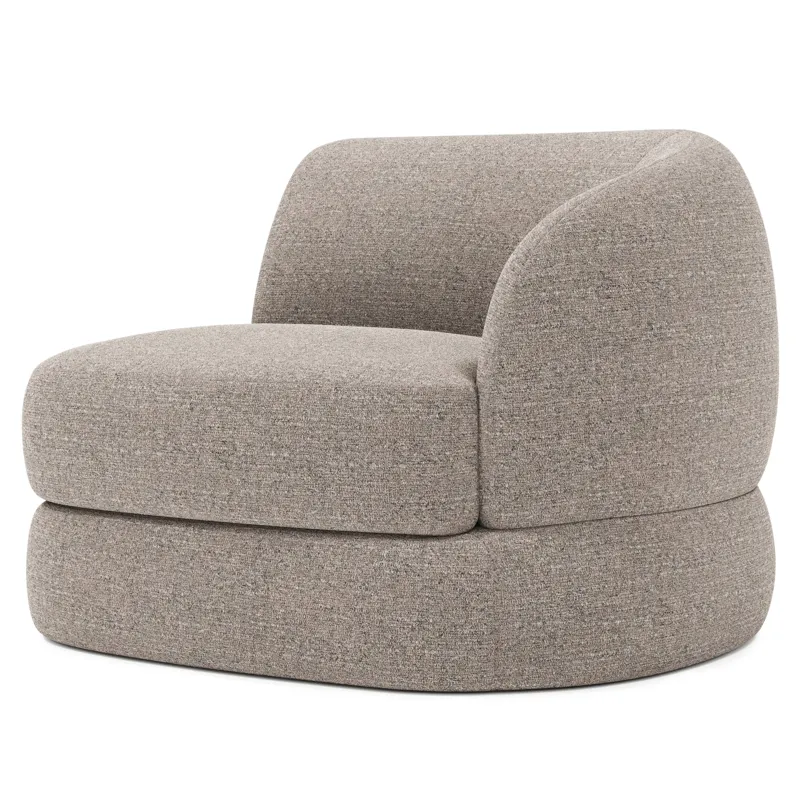Sylvio Fabric Right Arm Chair